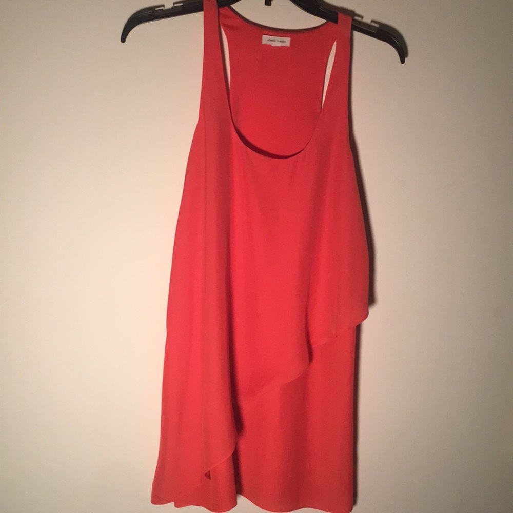 Silence + Noise Orange Tank Dress